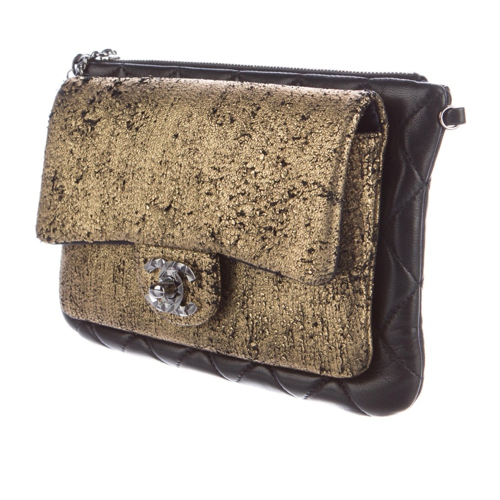 Chanel Mineral Nights Black Lambskin Clutch